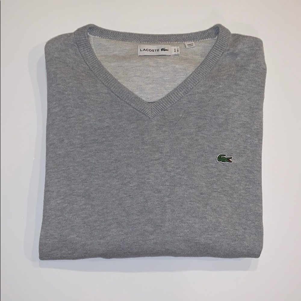 Men’s Lacoste V Neck sweater